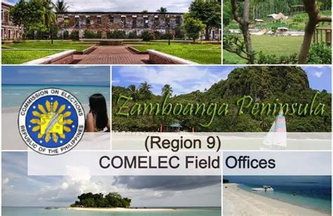 List of COMELEC Offices in the Zamboanga Peninsula (Region 9).